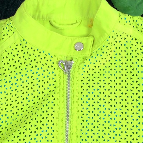 EUC Kenneth Cole NY Moto Neon Jacket - Picture 10 of 10